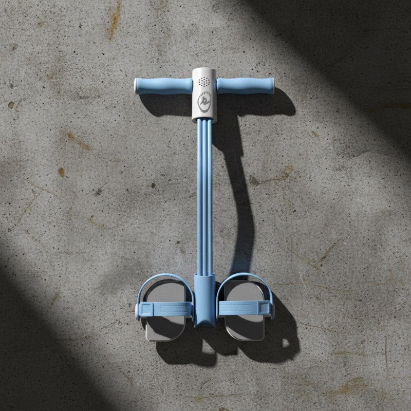 Blue 6-tube concrete industrial